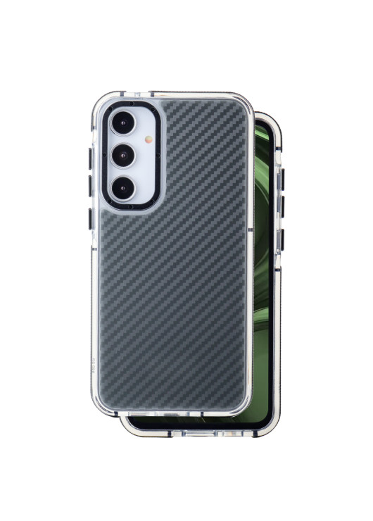 Nakładka Etui Acrylic Carbon Samsung Galaxy A55 5G Inny Odcienie szarego