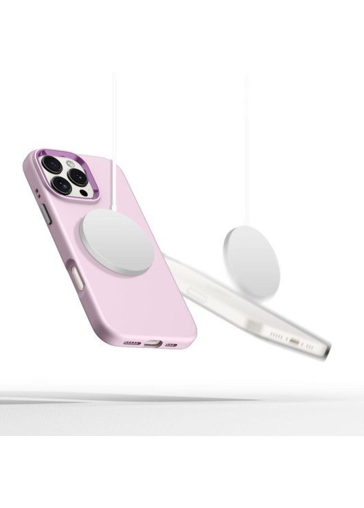 TECH-PROTECT SILICONE PURE MAGSAFE PINK PEARL Apple iPhone 16 Pro Max Tech-Protect Jasnoróżowy