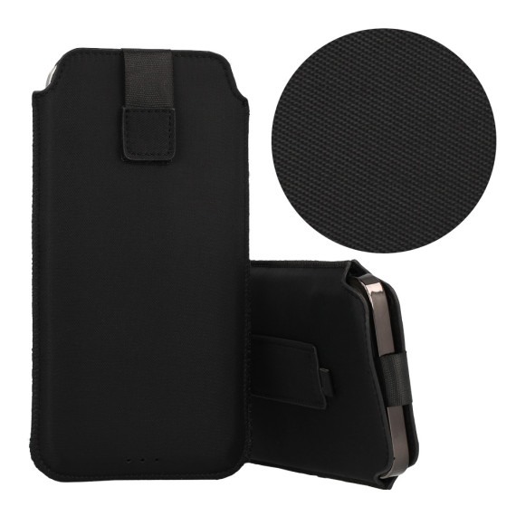 Kieszonka HIT (ROZMIAR XXL) do Samsung S23 Ultra/S22 Ultra/M33/M23/A14 5G/Xiaomi Redmi 12C wzór 1 czarna 