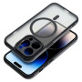 Futerał Matte Mag Cover kompatybilny z MagSafe Apple Iphone 15 Pro Max Przezroczysty z czarną ramką