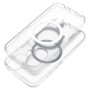 Futerał nieżółknący Clear Elite Mag Cover kompatybilny z MagSafe i Camera Control button Apple iPhone 16 Przezroczysty