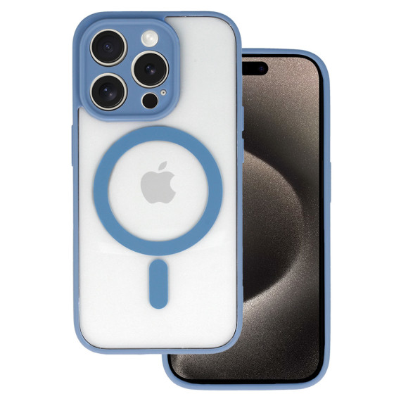 Acrylic Color Magsafe Case Samsung Galaxy S25 Niebieski