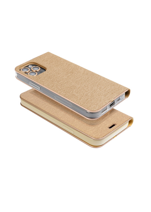 Etui Portfel Xiaomi Redmi Note 14 Pro 5G / Note 14 Pro Plus 5g Forcell Odcienie złotego