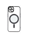 Nakładka Color Chrome Magsafe Samsung Galaxy A56 5G Przezroczysty z czarną ramką