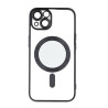 Nakładka Color Chrome Magsafe Samsung Galaxy A56 5G Przezroczysty z czarną ramką
