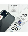 OSŁONA APARATU CAMRING BLACK Apple IPhone 13/13 Mini Przezroczysty