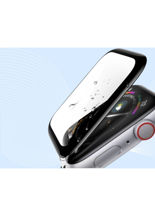 Hartowane szkło HARD PMMA Full Glue Watch Protector Apple 40 mm Przezroczysty