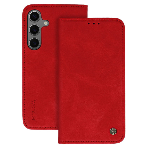 Etui Portfel Samsung Galaxy S22 Czerwony