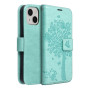 Etui Portfel Mezzo Drzewo Samsung A34 5G Forcell Miętowy