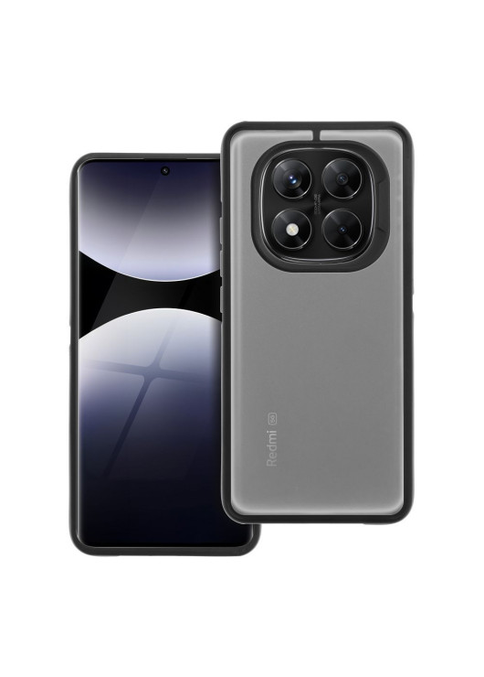 Etui Futerał NEO Xiaomi Redmi Note 14 Pro 5G / Note 14 Pro Plus 5g Przezroczysty z czarną ramką