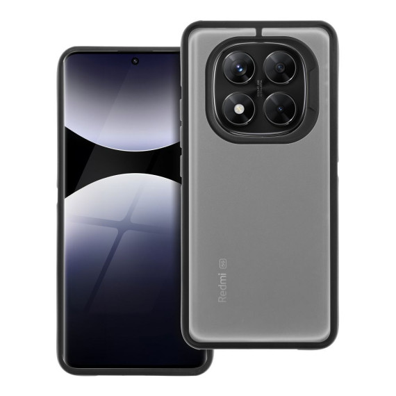 Etui Futerał NEO Xiaomi Redmi Note 14 Pro 5G / Note 14 Pro Plus 5g Przezroczysty z czarną ramką
