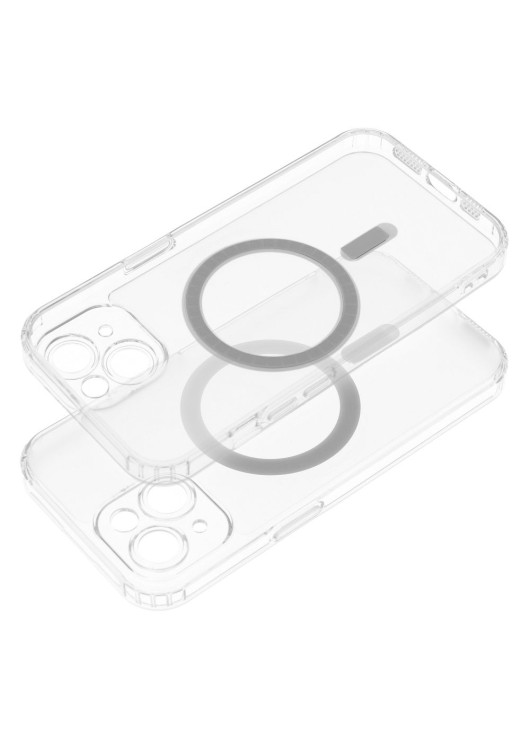 Futerał FROST MAG COVER kompatybilny z MagSafe Apple Iphone 13 Pro Przezroczysty