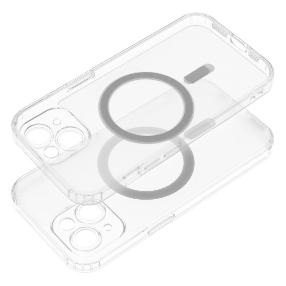 Futerał FROST MAG COVER kompatybilny z MagSafe Apple Iphone 13 Pro Przezroczysty