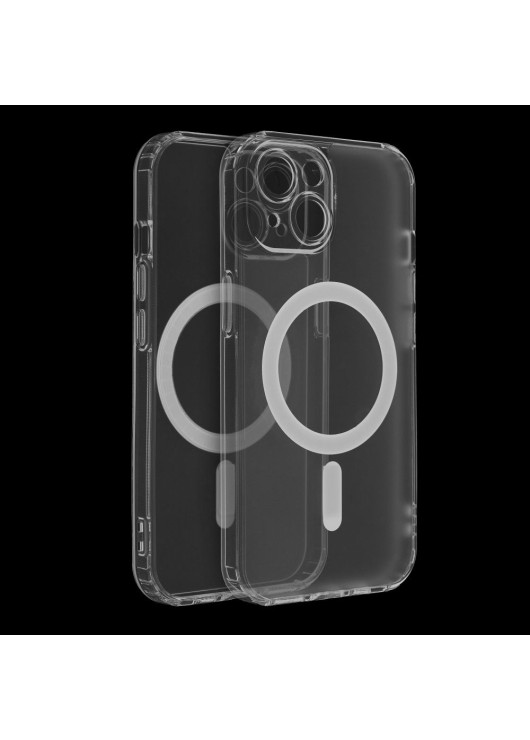 Futerał FROST MAG COVER kompatybilny z MagSafe Apple Iphone 13 Pro Przezroczysty
