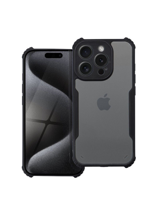 Futerał Anti-Drop Xiaomi Redmi A3 4G Przezroczysty z czarną ramką