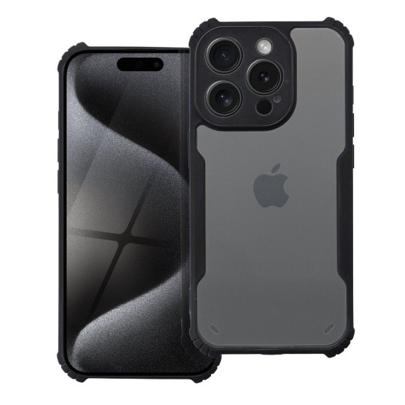 Futerał Anti-Drop Xiaomi Redmi A3 4G Przezroczysty z czarną ramką