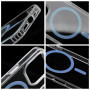Drop Glue Colorful Ring Mag Cover kompatybilny z MagSafe Apple Iphone 13 Mini Przezroczysty