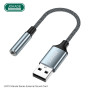 Adapter USB jack 3,5mm JOKADE JC010 JOKADE Czarny