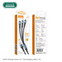 Kabel 3w1 do iPhone Lightning 8-pin + Typ C + Micro JA024 JOKADE Czarny