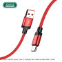 Kabel USB JOKADE JA034 TYP C CZERWONY Typ C JOKADE Czerwony