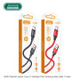 Kabel USB JOKADE JA034 TYP C CZERWONY Typ C JOKADE Czerwony