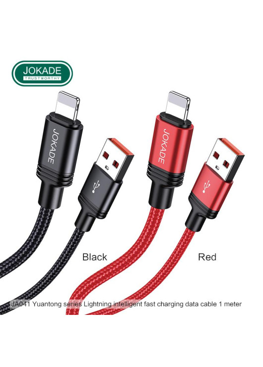 KABEL JOKADE 5A JA041 USB LIGHTNING CZARNY Lightning JOKADE Czarny