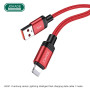 KABEL JOKADE 5A JA041 USB LIGHTNING CZERWONY Lightning JOKADE Czerwony