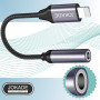 Adapter Słuchawkowy iPhone Lightning na mini jack 3,5mm JOKADE JC001 JOKADE Czarny