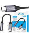 Adapter Słuchawkowy USB Typ C na mini jack 3,5mm JOKADE JC001 TYP C JOKADE Srebrny