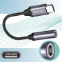 Adapter Słuchawkowy USB Typ C na mini jack 3,5mm JOKADE JC001 TYP C JOKADE Srebrny