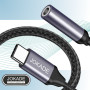 Adapter Słuchawkowy USB Typ C na mini jack 3,5mm JOKADE JC001 TYP C JOKADE Srebrny