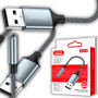 Adapter USB jack 3,5mm JOKADE JC010 JOKADE Czarny