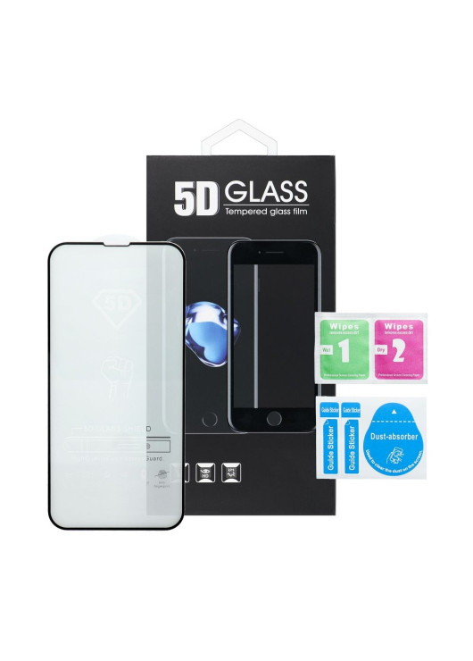 Szkło Hartowane 5D Xiaomi Redmi Note 8 Pro Czarny