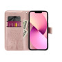 Etui Portfel Mezzo Drzewo Samsung Galaxy A36 5G Forcell Różowy