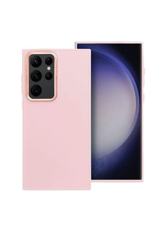 Etui Frame Case Samsung S23 Ultra Jasnoróżowy