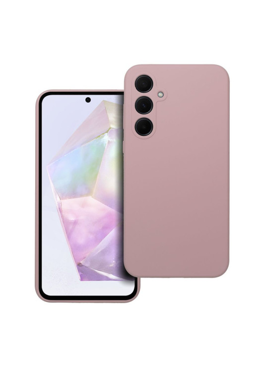 Futerał SILICONE CASE 2mm Samsung Galaxy A56 5G Jasnoróżowy