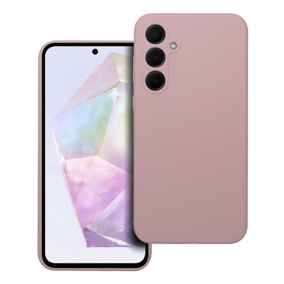 Futerał SILICONE CASE 2mm Samsung Galaxy A56 5G Jasnoróżowy