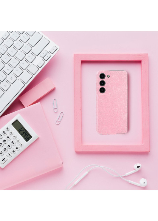 Futerał CLEAR CASE 2mm BLINK Samsung Galaxy A56 5G Różowy