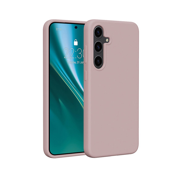 Nakładka Etteri Silicone Case Samsung S25 Plus Etteri Jasnoróżowy