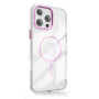 Etui Clear Thin Mag Apple iPhone 16e Przezroczysty z ramką złoty róż