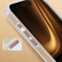 Etui Clear Thin Mag Apple iPhone 16e Przezroczysty z ramką złoty róż