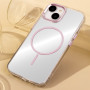 Etui Clear Thin Mag Apple iPhone 16e Przezroczysty z ramką złoty róż