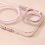 Etui Clear Thin Mag Apple iPhone 16e Przezroczysty z ramką złoty róż