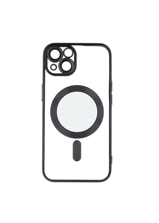 Nakładka Color Chrome Magsafe Apple iPhone 16e Przezroczysty z czarną ramką