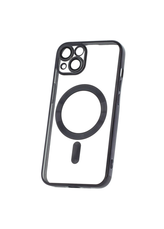 Nakładka Color Chrome Magsafe Apple iPhone 16e Przezroczysty z czarną ramką