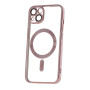Nakładka Color Chrome Magsafe Apple iPhone 16e Przezroczysty z ramką złoty róż