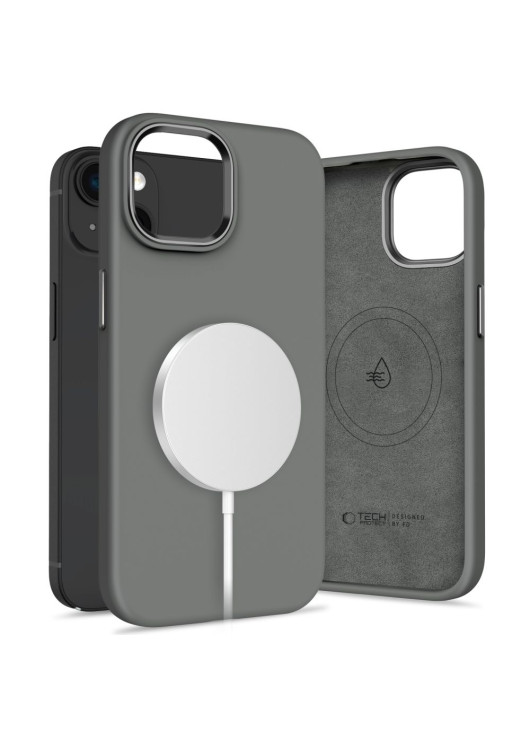 TECH-PROTECT SILICONE PURE MAGSAFE CLAY Apple iPhone 16 Pro Max Tech-Protect Szary