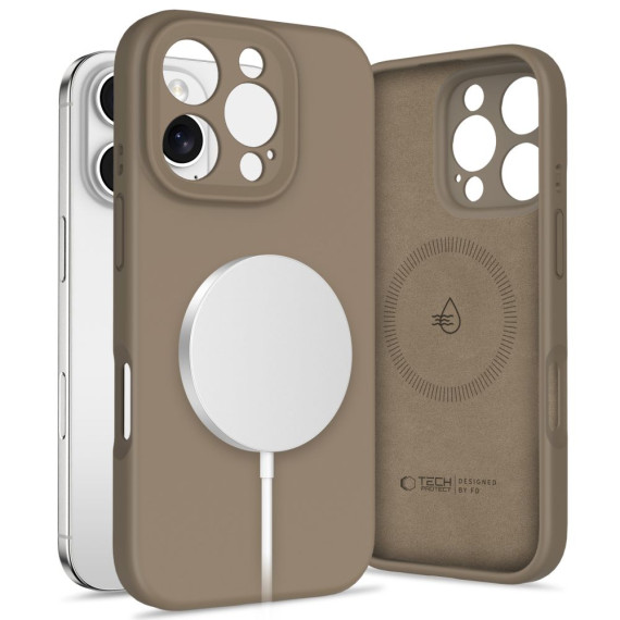 TECH-PROTECT LIQUID SILICONE MAGSAFE Apple iPhone 16 Pro Max Tech-Protect Brązowy