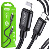 KABEL JOKADE 30W JA041 TYP-C DO LIGHTNING CZARNY Typ C / Typ C JOKADE Czarny