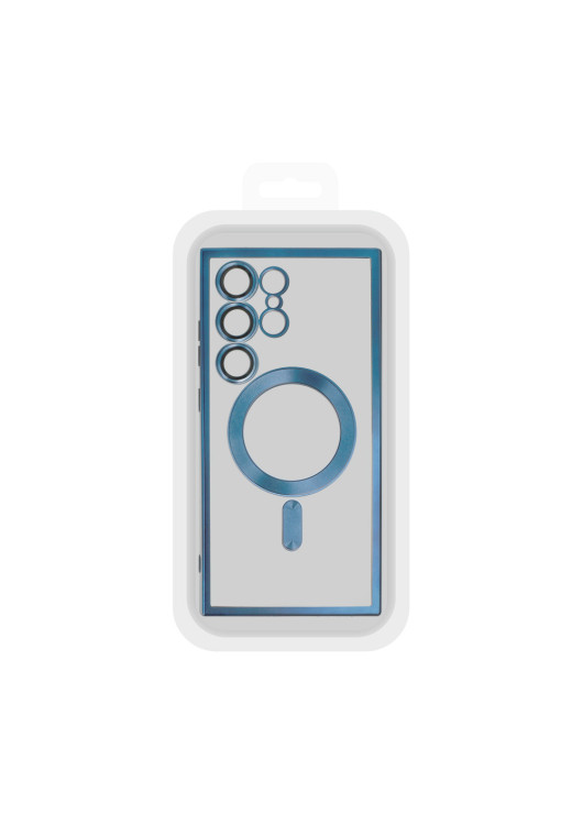 Metallic Magsafe Case Samsung S23 Ultra Granatowy